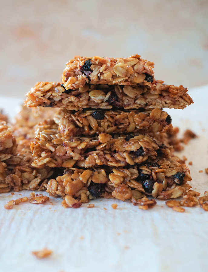 Lemon And Blueberry Flapjacks Recipe Cuisine Fiend